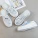 2025 Summer Laser Leather Korean Style Height-Increasing Sneakers, Spring Autumn Casual White Women's Shoes, Comfortable_vogvips.com