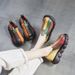2025 Autumn New British Style Ethnic Color Block Casual For Women With Thick Soles, Versatile Soft Sole Women's Shoes_vogvips.com