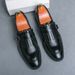New Loafers, Buckle Tassel, Business Leather, British Men's Foot On Shoe Set, Leather Shoes_vogvips.com