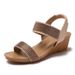 Women’s Shoes Wedge Sandals For Women New Ethnic Style Pressure Diamond One Strap Open Toe Versatile Rome_vogvips.com