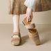 206-2 French-style Closed-toe Slippers Women, New Vintage Pleated Slip-on Mules For Spring And Summer_vogvips.com