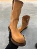 Leather Version ~7cm Internal Height Increase, European And American Retro Distressed Western Cowboy Chunky Heel Martin Designer New Luxury_vogvips.com