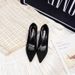 Women's Shoes Pointed Toe High Heels Professional Office Pumps With Stiletto Heel Soft Suede Upper Comfortable Work Shoes For All Seasons_vogvips.com