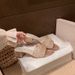 Women's Mesh Rhinestone Chunky Heel Sandals Crystal Slippers for Evening Wear Summer Outerwear Limited Edition_vogvips.com