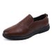 Formal 2025 New Business Trend Men's Black Leather Soft Sole Breathable Versatile Casual Shoes_vogvips.com