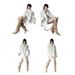 Women's Chic Pointed Toe Stiletto Knee High Boots With Belt Buckle Detail Stacked Folded Design Slimming High Heel Boots_vogvips.com