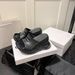 26SS Summer Style New Platform Correct G Letter Thick Sole One-Word Slippers Outdoor High Heel Wedge Lazy Sandals_vogvips.com