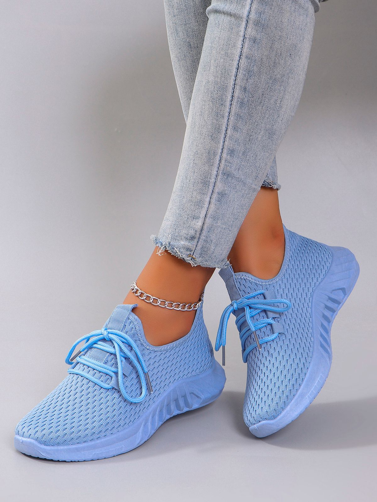 Women S Summer Breathable Mesh Flat Shoes Casual Sneakers Clearance Free Shipping_vogvips.com