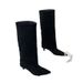 Women's Knee High Boots Chunky Heel Pointed Toe Suede Winter Boots Waterproof Slip-Resistant Comfortable Riding Boots For Women_vogvips.com