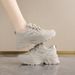 Ins Korean Version Leather Low Top Dad Shoes For Women Autumn New Breathable Student Sports Height Increasing_vogvips.com