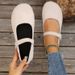 Mary Jane Flat 2024 Spring Autumn New Large Size French Retro Single With A Buckle Strap And Shallow Cut Small Leather_vogvips.com