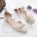 High Heels Women's Skirt Bag Head Sandals Women's Thick Heel Fairy Style One-word Buckle Medium Heel Single Shoes_vogvips.com