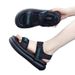High-End Fashion Casual Bread Sandals For Women 2025 Summer New Thick-Soled Velcro Beach Platform Roman Shoes_vogvips.com