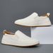 Fashion Fashion Casual Platform Loafers For Men Designer Cow Leather Men's Luxury Board Shoes Fashion Solid Color Zapatos De Hombre_vogvips.com