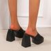 Independent Website Foreign Trade 2021 New Model Open-toe Square Toe Chunky Heel Sandals European And American Style_vogvips.com