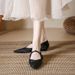 New Shallow Mouth Flat Single Shoes 2025 New Satin Pointed Straight Women's Shoes Fashionable Versatile Leisure Daily_vogvips.com