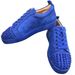 Spring And Autumn Trendy Casual Sports White Shoes European High-end Full Diamond Rivet Men's Red Sole Sneakers_vogvips.com