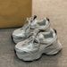 Thick-Soled Dad For Women 2025 Autumn Winter New Hot Style Silver Mesh Breathable Height-Increasing Running Casual_vogvips.com