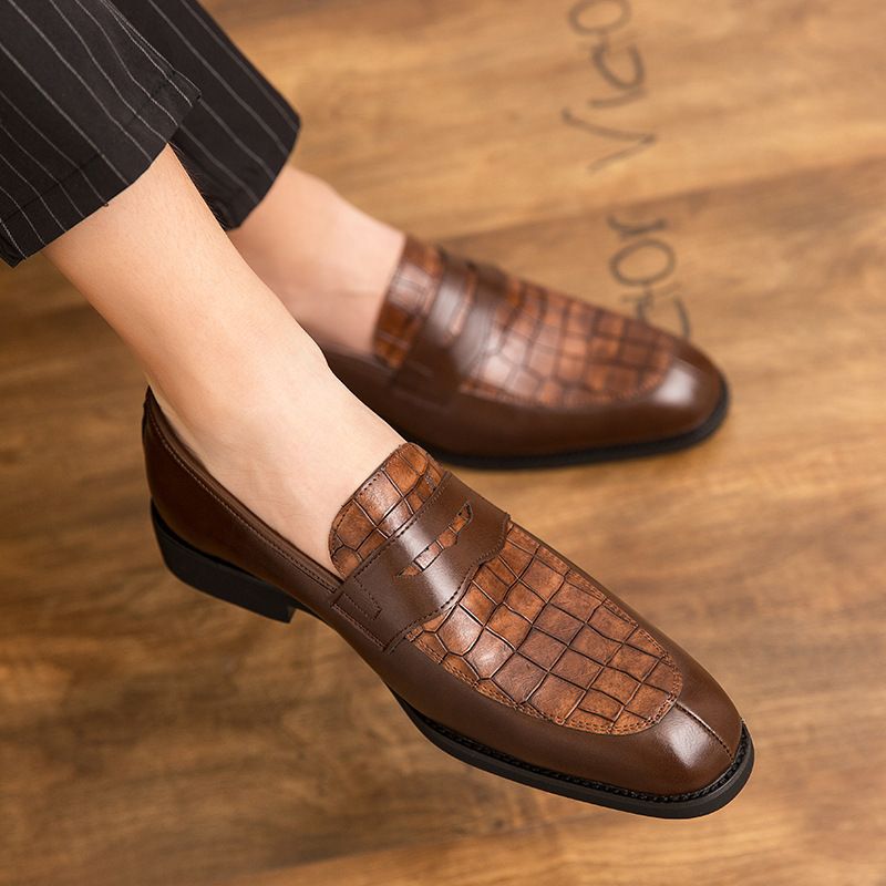 Unbeatable Quality Autumn New Men's Formal Dress Business Pointed Small Casual Leather Large Shoes 5861_vogvips.com