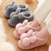 Women's Slippers Winter 2023 New Style Indoor Home Cute Plush Non-Slip Warm Maternity Cotton Shoes_vogvips.com