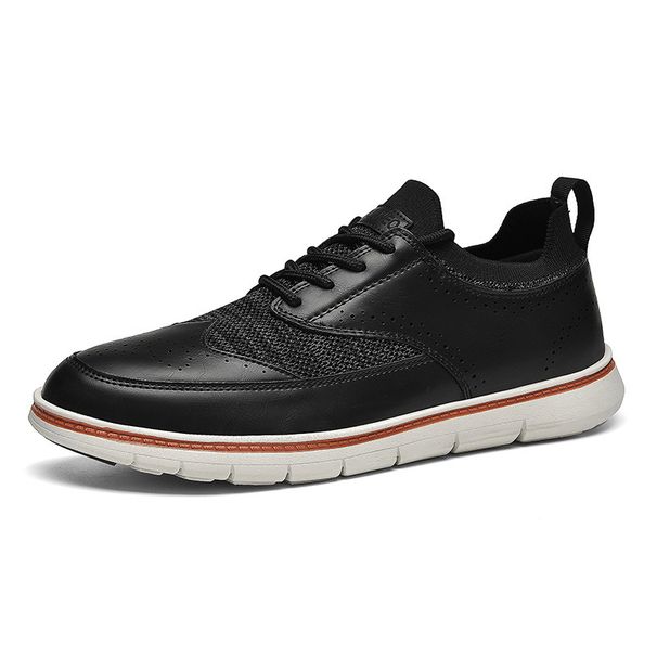 2022 New Gentleman Style Casual Fashion Trend Leather Extra Large Size 45-46 Men's Shoes_vogvips.com