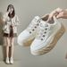 2025 Spring White New Korean Edition Ins Female Students Height Increasing Sports Board Trendy Casual Shoes Street Shot_vogvips.com