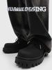 Derby Men's Thick Bottom 5cm Lace-up Round Matte Frosted Small Leather Cleanfit Increased By Big Head Shoes_vogvips.com