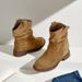 2026 Wrinkled Casual Martin For Women Autumn New Fashion Versatile Petite Retro Lightweight Non-Slip Short Boots_vogvips.com