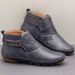 Autumn Winter New Round Toe Casual Women's Leather Slip-On Flat Lightweight Solid Color Plus Size Martin Boots For Women_vogvips.com