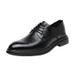 Trendy Business Formal Men's Autumn Winter Plush Cotton Leather Youth Korean Style British Black Wedding Shoes_vogvips.com