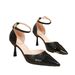 New Sexy One Line Hollow Sandals For Summer Black Heel Women Single Shoes_vogvips.com