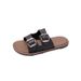 Summer New Women's Fashion Versatile Square Buckle Trendy Home Non-Slip Flat Beach Sandals For Outdoor Wear_vogvips.com