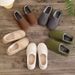 Cotton Winter Women Home Indoor Courtyard Household Couple Non-Slip Warm Fabric Slippers With Heel For Men_vogvips.com