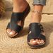Women's Summer Thick Soled Sandals Breathable Design Hollow Out Beach Slippers_vogvips.com