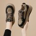 Trendy Women's Sneakers 2026 Spring/autumn New Thick-soled Height-increasing Casual Sports Versatile Shoes_vogvips.com