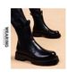 Martin Boots Men's High-top Shoes Medium-top Short Boots Outdoor Men's Boots Heightening Medium Tube Chelsea Boots Men_vogvips.com