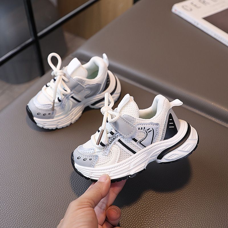 Children's Sports 2026 Spring Boys' Girls' Mesh Breathable Running For Toddlers And Young Children Dad's Shoes_vogvips.com