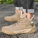 Outdoor Cross-country Mountaineering Running Shock-absorbing Hiking Shoes_vogvips.com