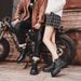 Outdoor Casual Leather Thick-soled Couple Wear-resistant Martin Boots Thickened To Keep Warm_vogvips.com