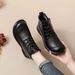 9067 Martin Autumn Winter Women's Flat Soft Surface Top Layer Cowhide Short Comfortable Boots New Style_vogvips.com