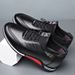 Euro Step For Men, Korean Elastic Mouth Leather Shoes, Comfortable Casual Sneakers, British Style Men's Shoes_vogvips.com