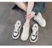 Fleece Warm Little White Shoes Women's New Round Head Thick Sole Heightening Casual Versatile Small Women's Shoes_vogvips.com