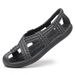 Men's And Women's Summer Retro Woven Sandals Soft Soled Breathable Non-Slip Beach Shoes Rubber Rattan Straw Flat Cool_vogvips.com