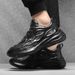 Autumn 2024 New Trend Versatile Genuine Leather Breathable Sneakers Men's Casual Dad Shoes_vogvips.com