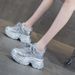 Dad Shoes Women's Thick-soled Inner Height Increase Of 9cm Casual Versatile Feng Shui Diamond Women's Shoes_vogvips.com