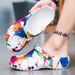 Men's Summer Baotou Printed Beach Sandals Men Sports Outside Wear Home Beach Slippers_vogvips.com