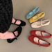 Women's 2025 New Summer Soft Sole Temperament Shallow Mouth Matching Skirt Flat Bottom Stunning Mary Jane Women's_vogvips.com