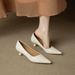 French Style Small Cat Pointed Toe Red Single Shoes For Women 2025 Spring And Autumn Season Elegant Black Commuting Thin_vogvips.com