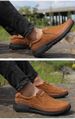 Men's Shoes Matte Casual Leather Shoes Retro Lazy Shoes Driving Loafers_vogvips.com
