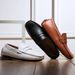 Men’s Shoes New Summer Men's Shoes Genuine Leather Moccasins Hot Style Large Size Korean Style Casual Lazy Versatile Slip On_vogvips.com